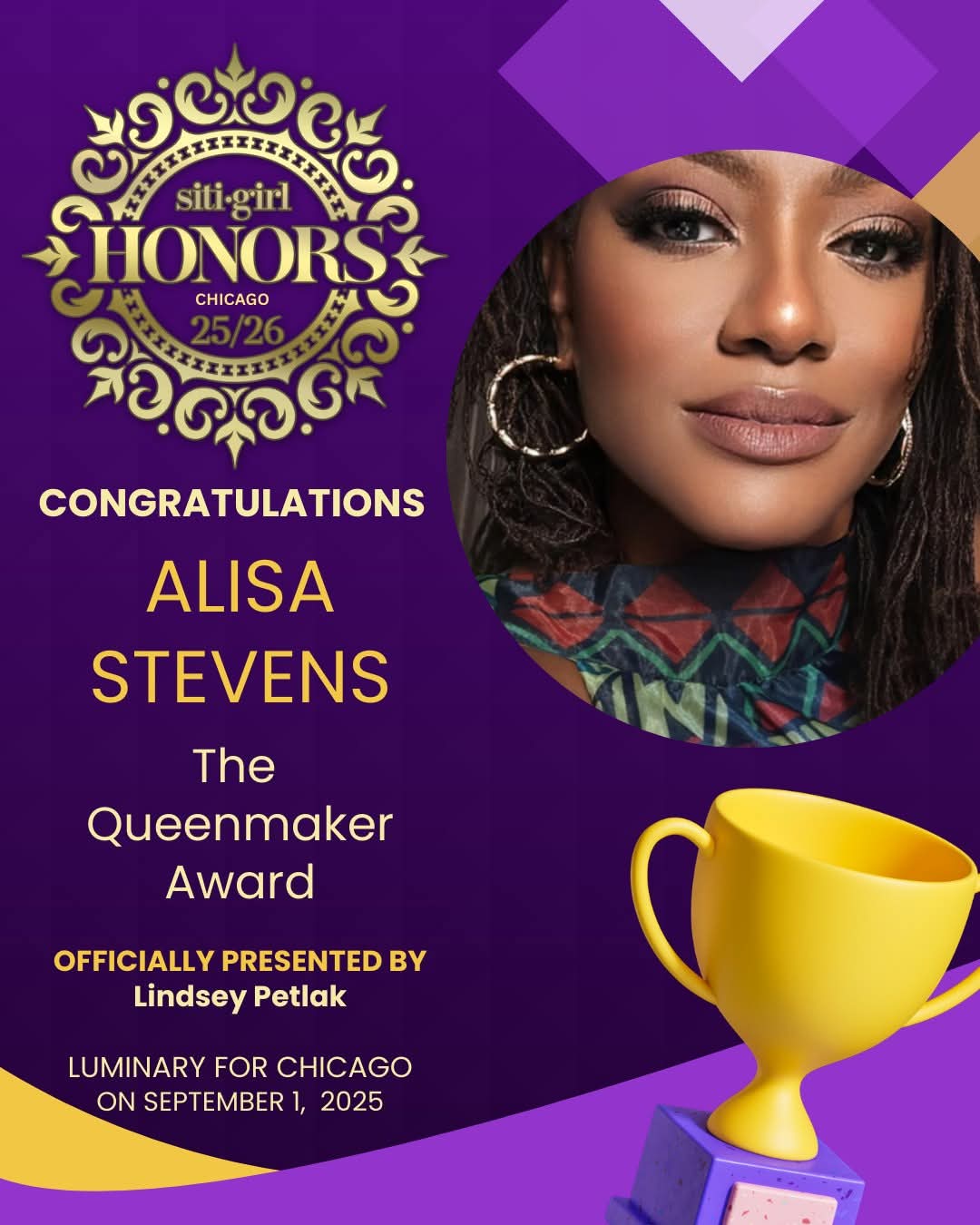 CHICAGO - Alisa Stevens