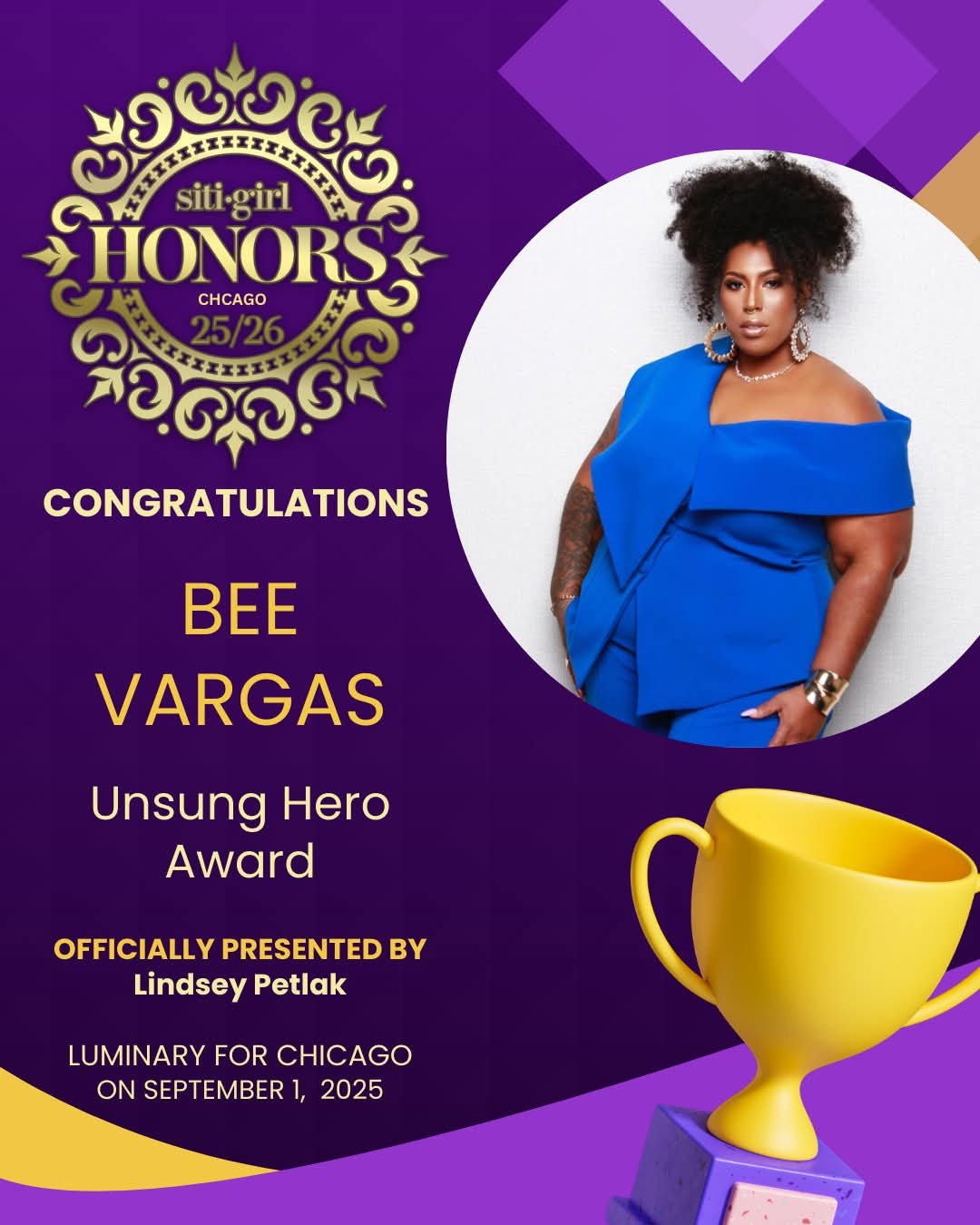 CHICAGO - Bee Vargas