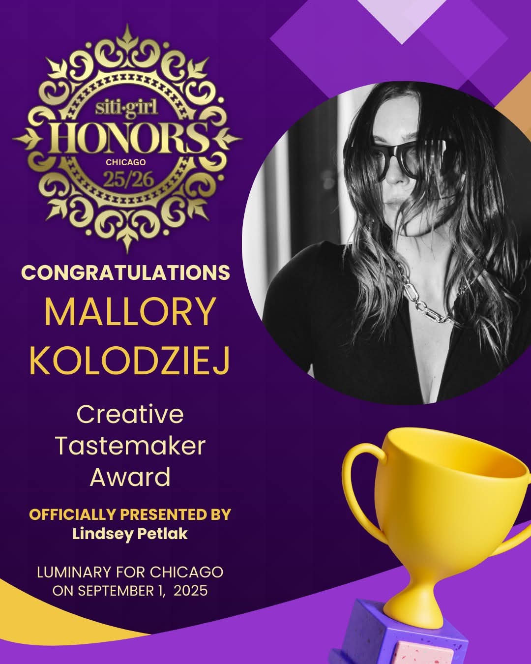 CHICAGO - Mallory Kolodjziej