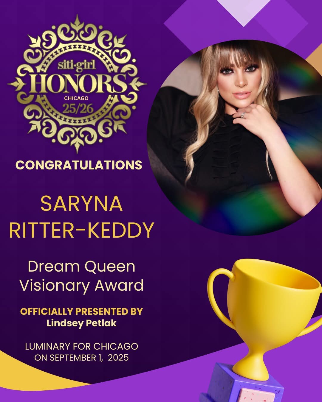 CHICAGO - Saryna Ritter-Keddy